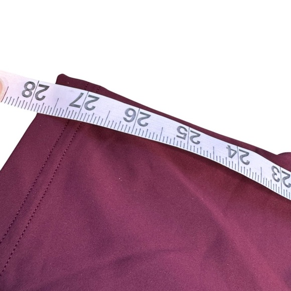 Lululemon RUN CREW TIGHT 28" Deep Ruby/Star Ruby/Figue Crop Leggings 4 - Picture 6 of 10